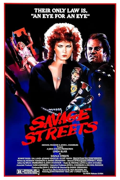 Savage Streets film posteri