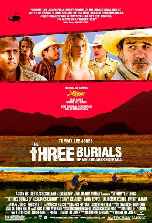 The Three Burials of Melquiades Estrada film posteri